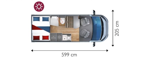 [Vente neuf 2025 Giottivan 60B automatique CD31390] Giottivan 60B